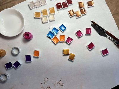 How-To: Make Your Own Watercolors with Mica Powder