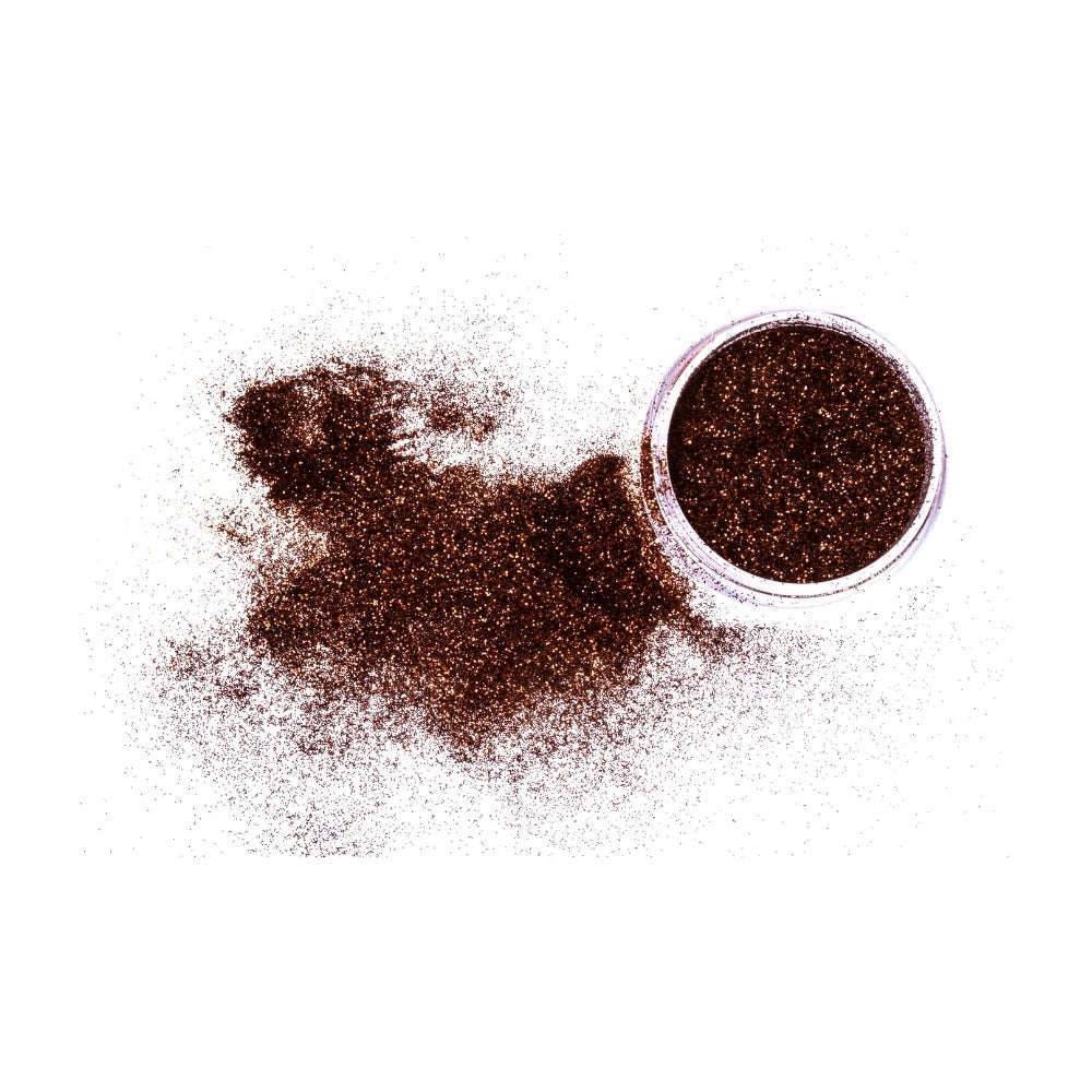 Dark Brown Glitter Powder