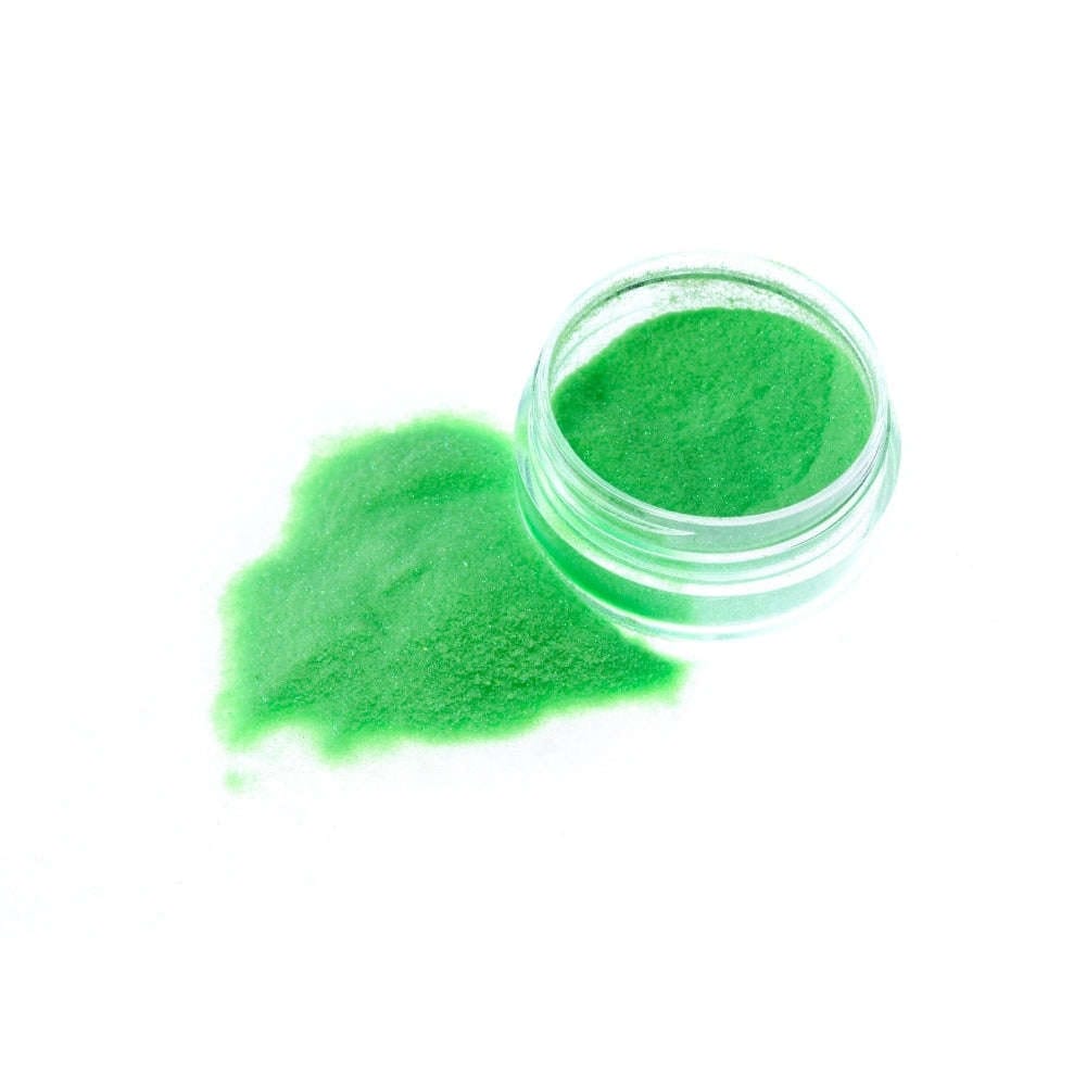 Crystal Neon Light Green Glitter Powder