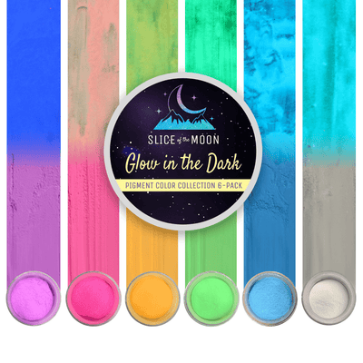 Glow in the Dark Pigment Powder Collection - Set of 6