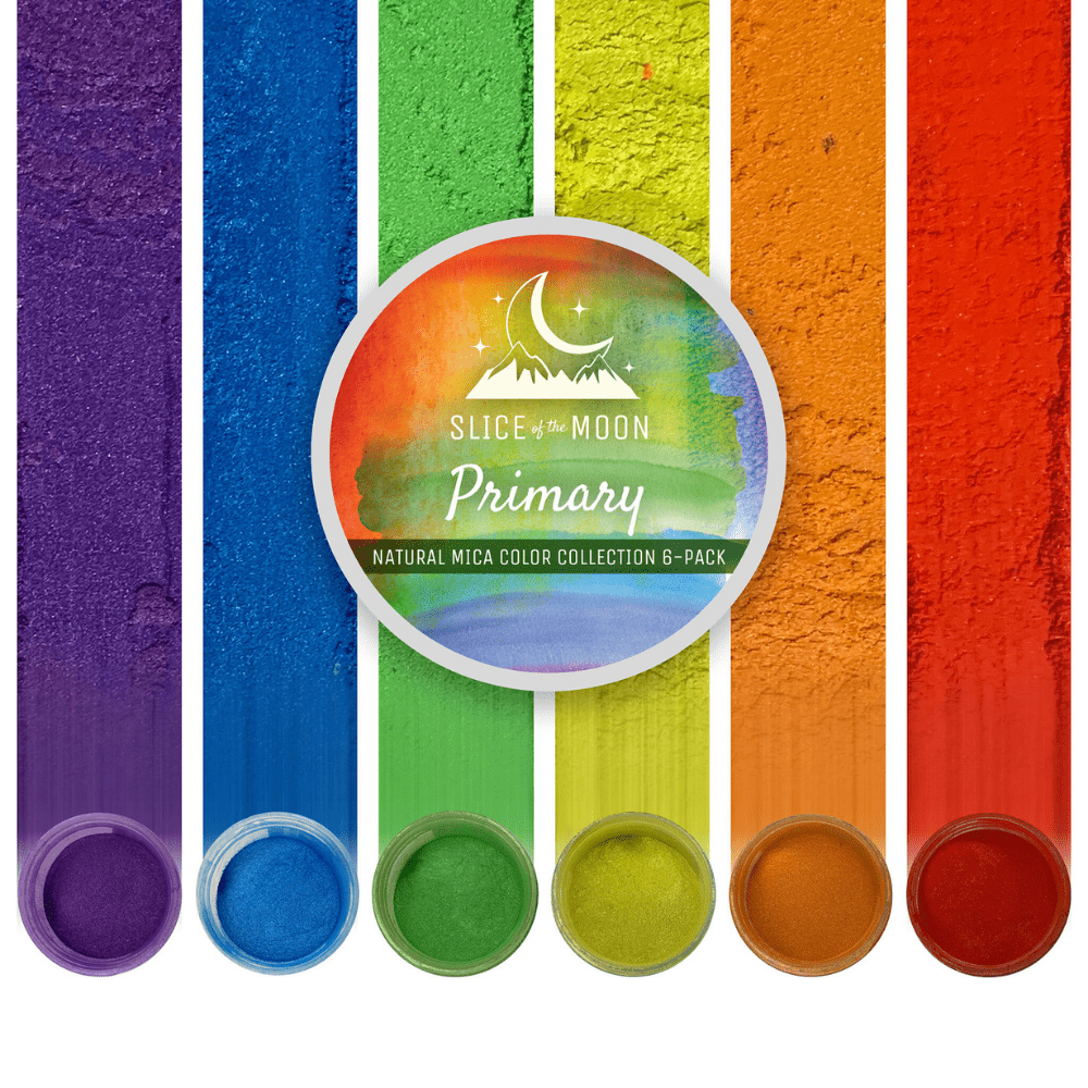 Primary Color Mica Powder Collection - Set of 6